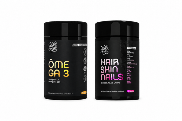 Hair, Skin & Nails + Ômega 3 - Ultra Concentrado