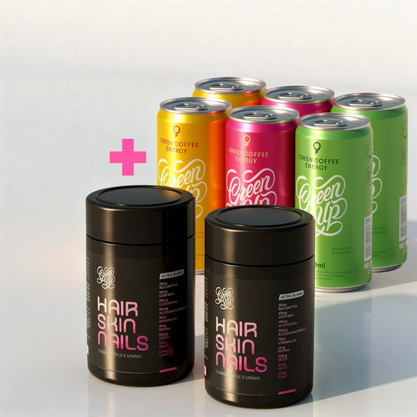 2 Hair, Skin & Nails + Kit Degustação 6 unidades