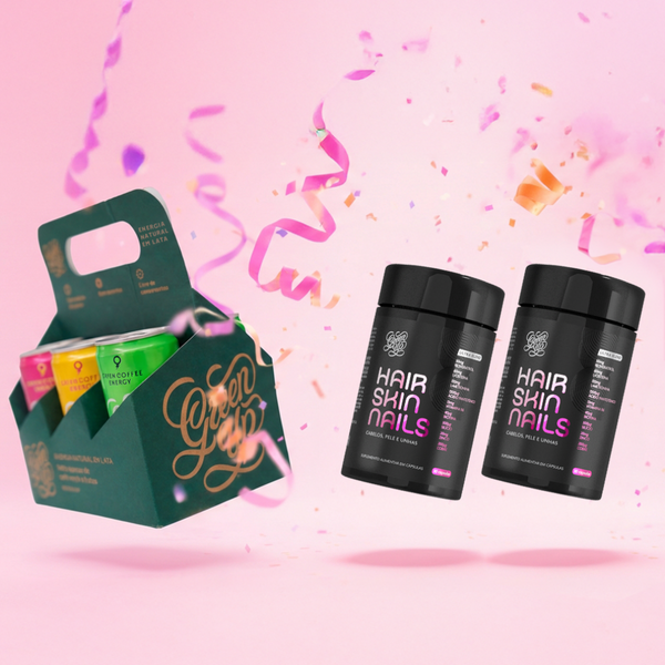 2 Hair, Skin & Nails + Kit Degustação 6 unidades